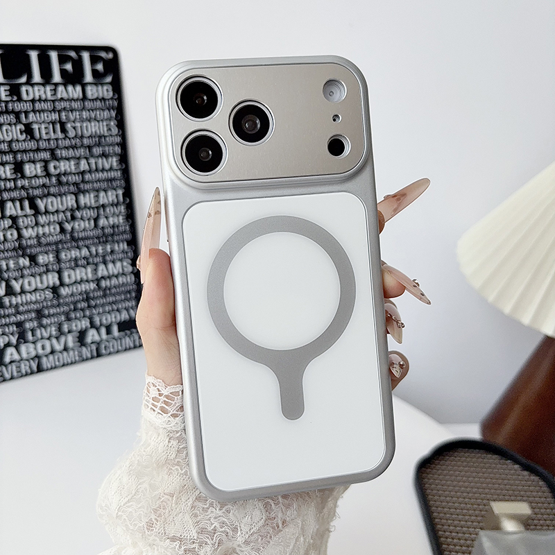 Metal Photo Panel - Hochwertiger Luxus-Metallrahmen-Schutz, geeignet für Magsafe-Handyhülle für