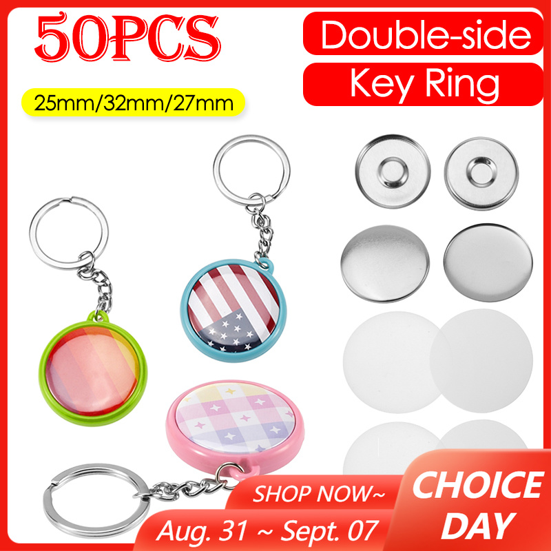 Button Badge Blank - 50 Stück/Set 25mm 32mm 37mm Doppelseitige