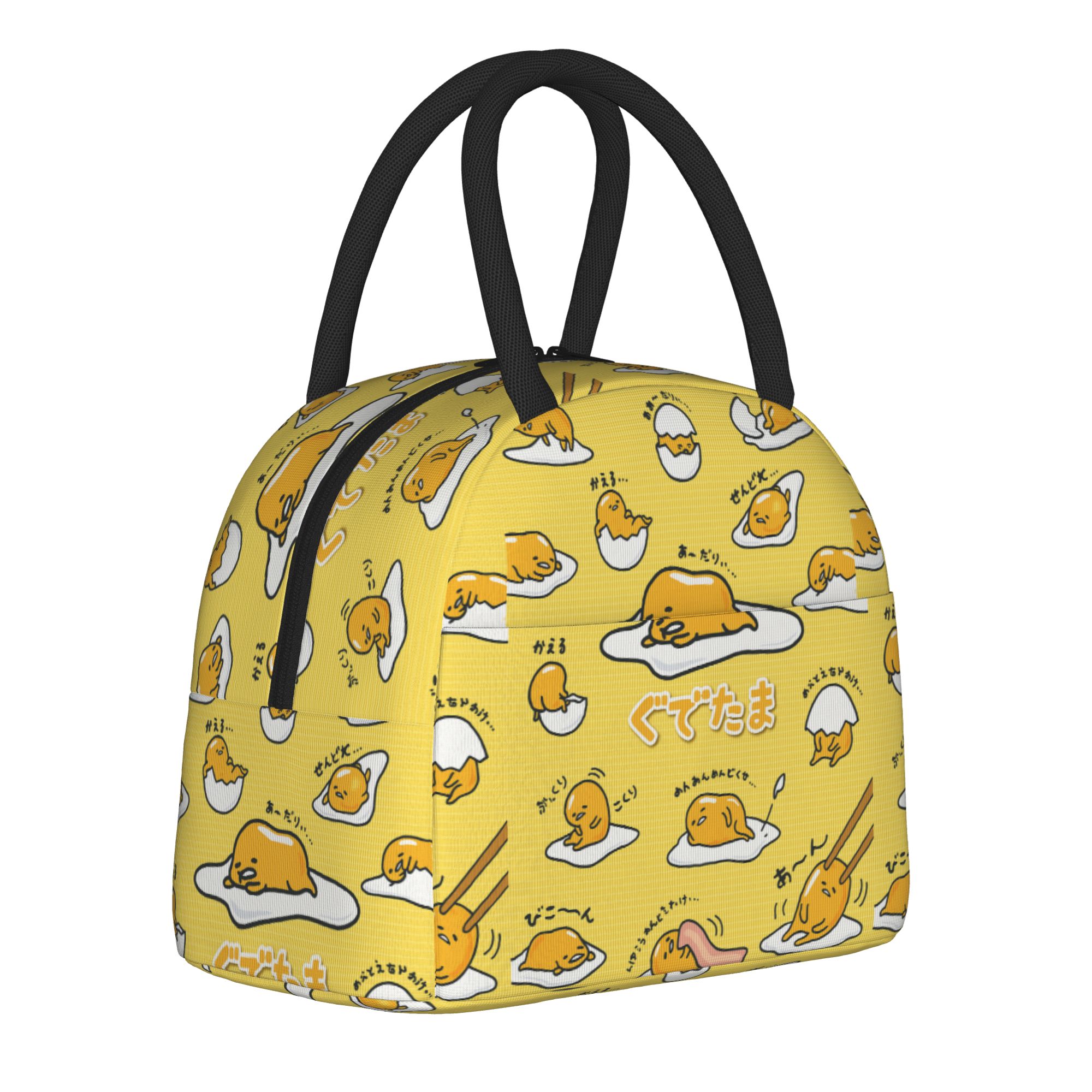 Tote Bag Sublimation - Gudetama Cute Egg Cartoon Isolierte Lunchtasche,