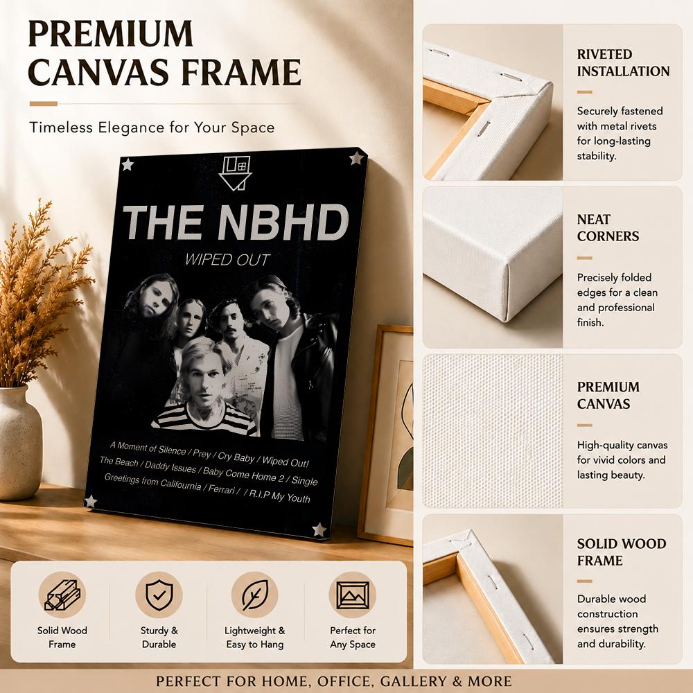 Rockband The N-Neighborhood Ge – Canvas Wrap Ready Bewertung und Preis