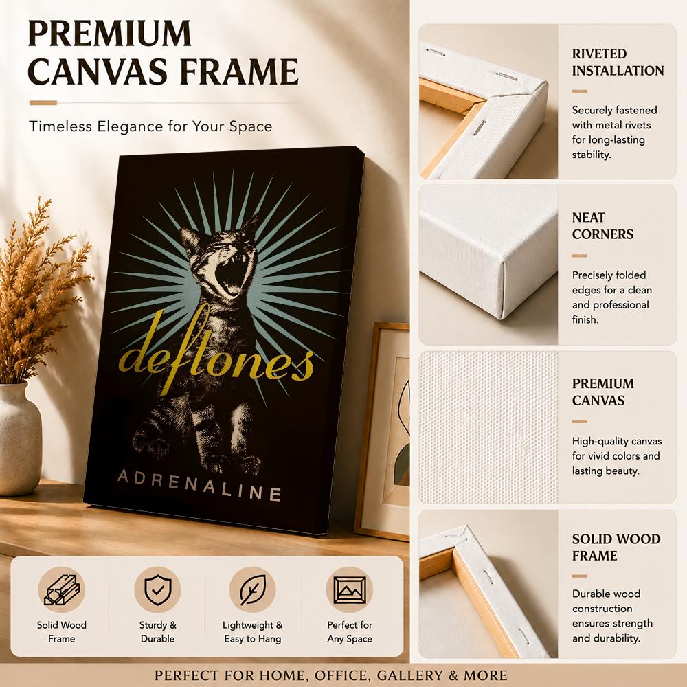 Rockband D-Deftones Gemälde Ka – Canvas Wrap Ready Bewertung und Preis