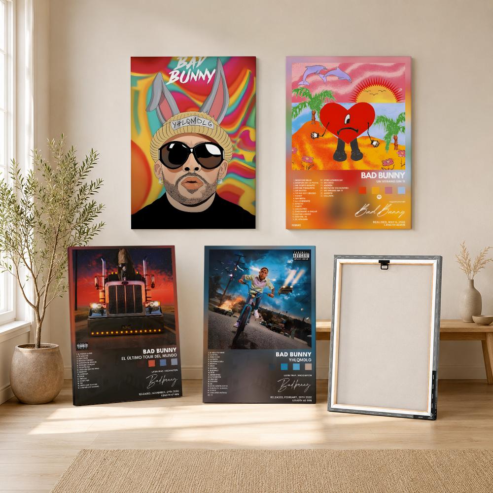 Rapper Sänger B-bad Bunny Gemä – Canvas Wrap Ready Bewertung und Preis