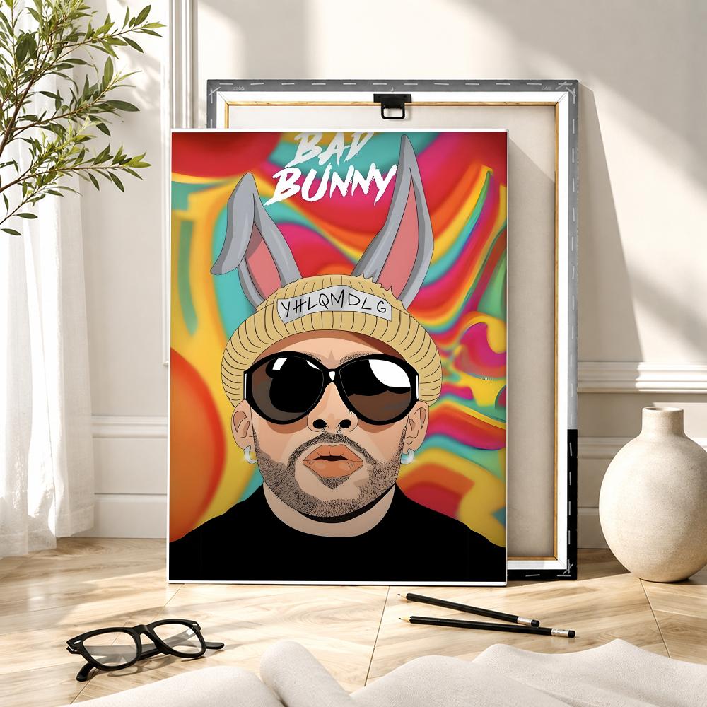 Rapper Sänger B-bad Bunny Gemä – Canvas Wrap Ready Bewertung und Preis