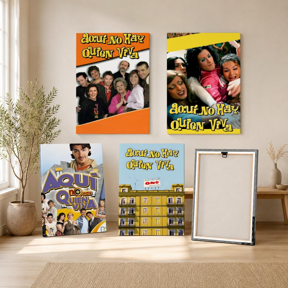 Klassisches TV-Poster „Hier le – Canvas Wrap Ready Bewertung und Preis