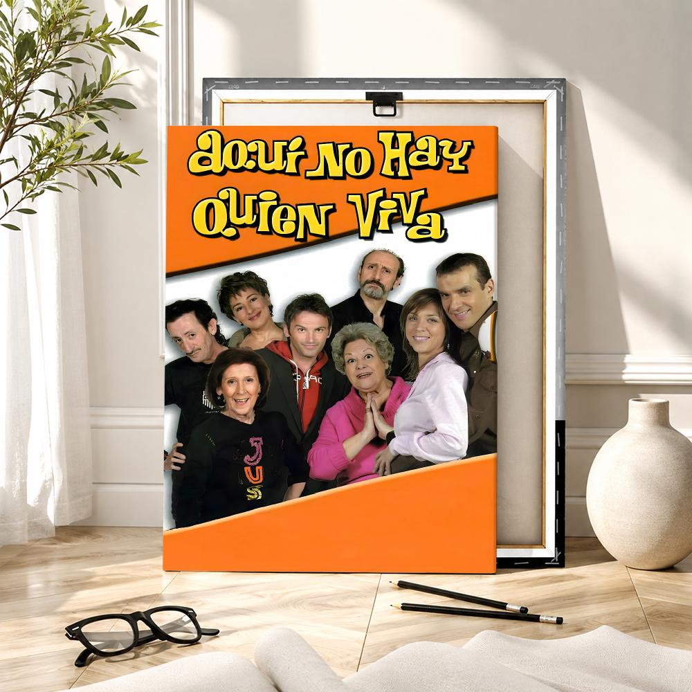 Klassisches TV-Poster „Hier le – Canvas Wrap Ready Bewertung und Preis