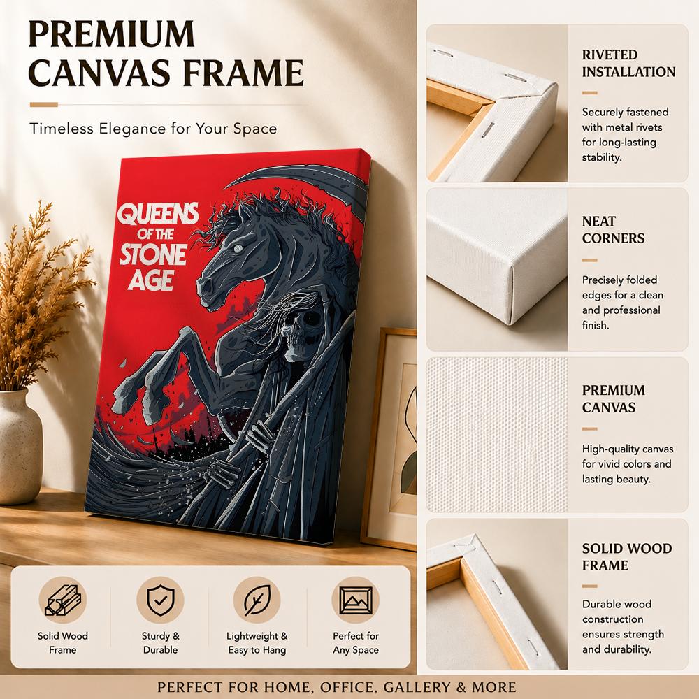 Band Q-Queens Of The Stone Age – Canvas Wrap Ready Bewertung und Preis