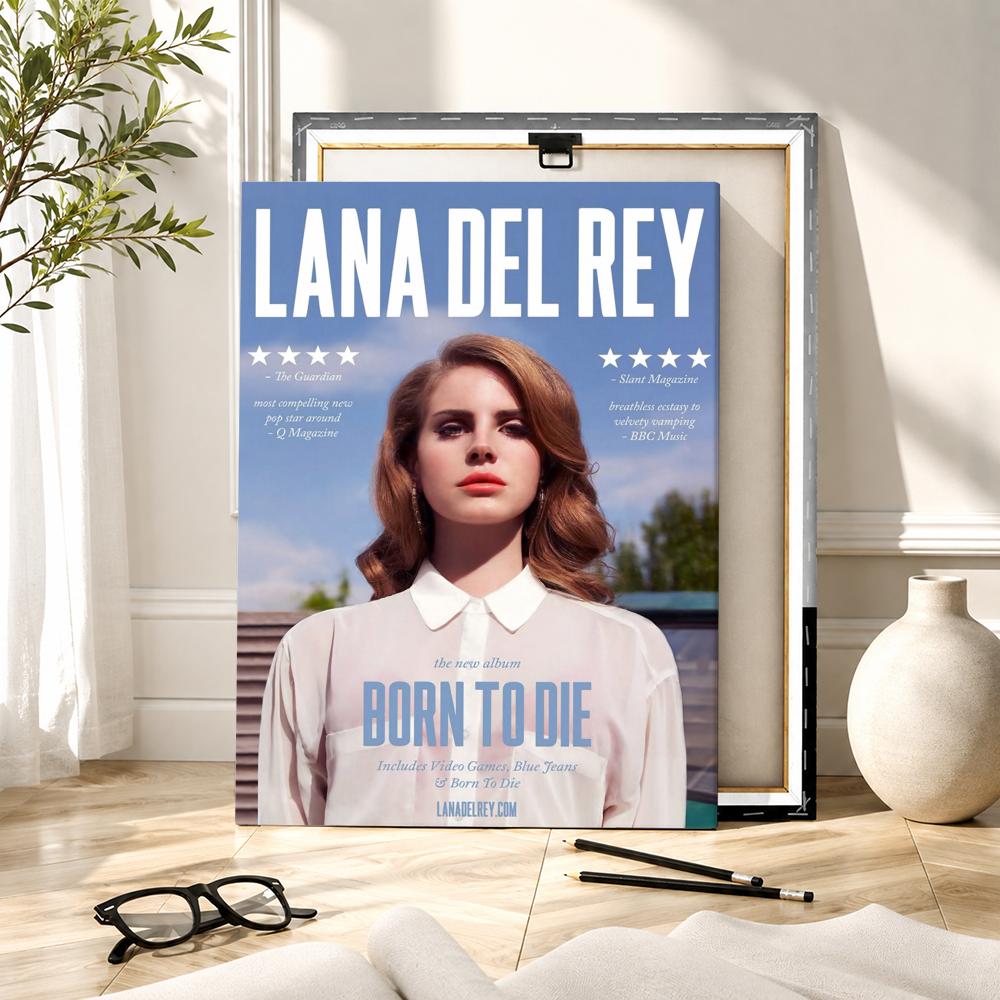 Berühmte Sängerin L-Lana Del R – Canvas Wrap Ready Bewertung und Preis